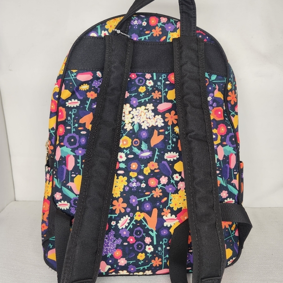 Lularoe Colorful Gold Trim Everyday Backpack - Picture 3 of 7